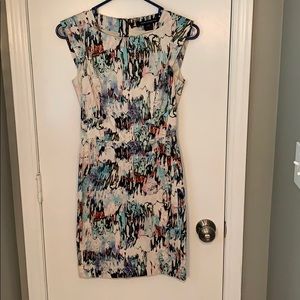 French Connection patterned sheath